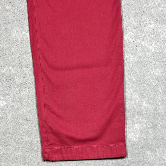 Brooks Brothers Pants Mens Sz 36 Pink Red Clark Fit Stretch Advantage Chino - Picture 3 of 12